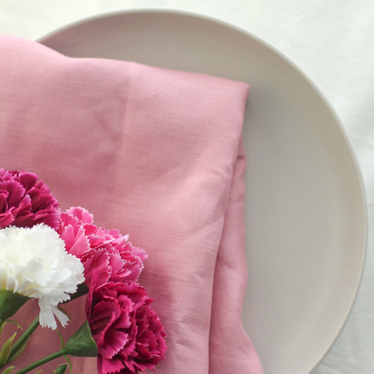 Pure Linen Fabric | Fairy Floss