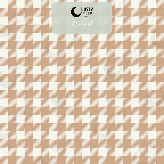 Gingham Caramel | Pre Order 19th - 25th June