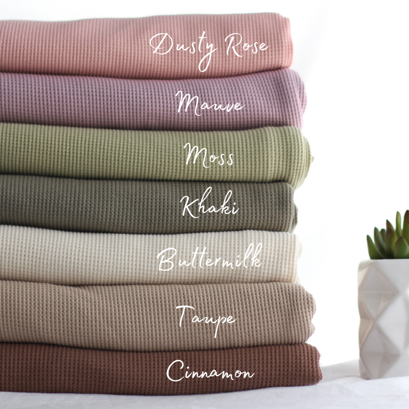 PRE-ORDER Waffle Knit Collection
